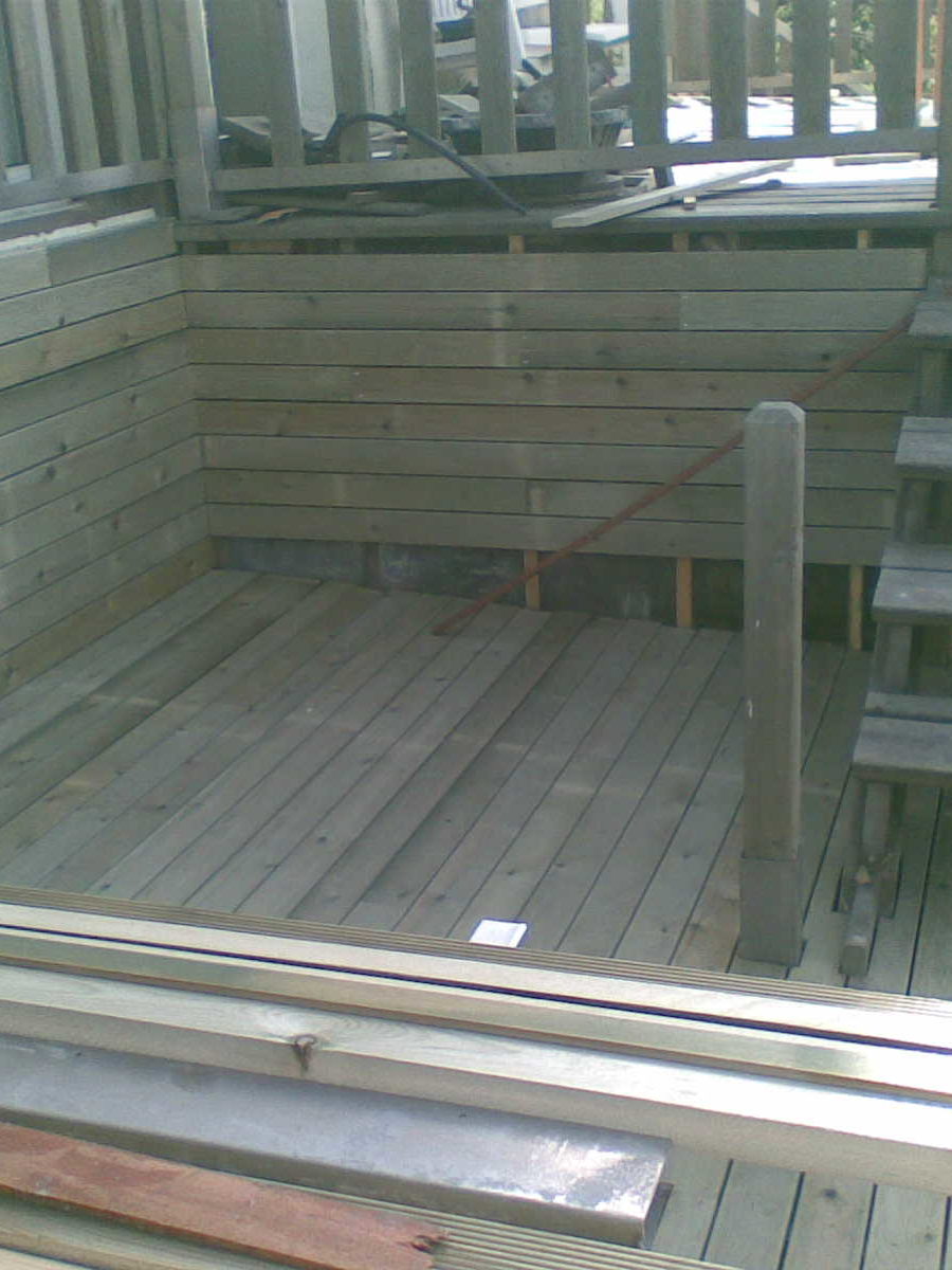 Fabricación de terraza