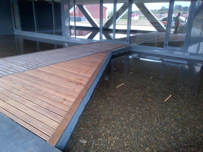 Pasarela en UPV Leioa