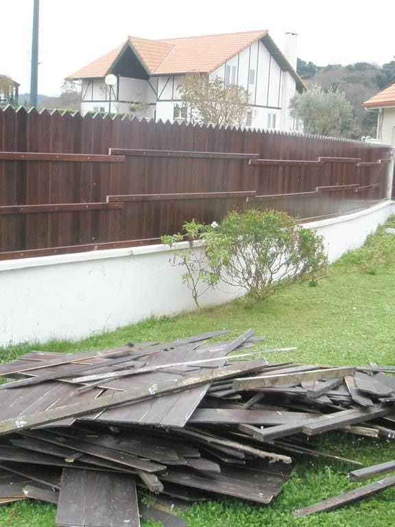 Valla en Gorliz